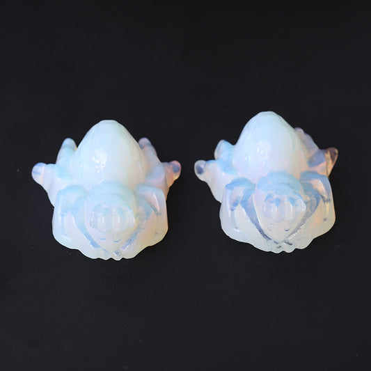 2" Opalite Spider Crystal Carving