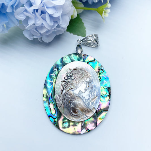 Aura Shell Pendant Crystal Healing Bulk Wholesale