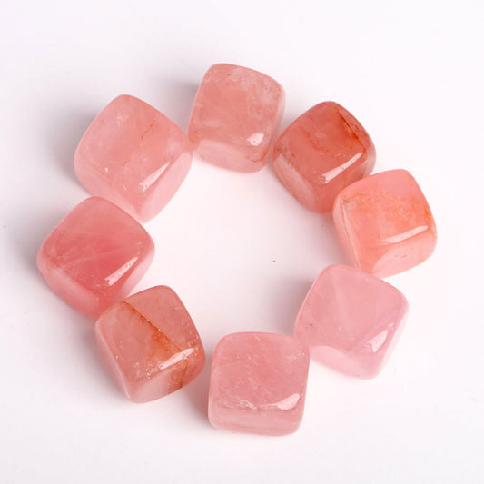 Rose Quartz Crystal Cubes