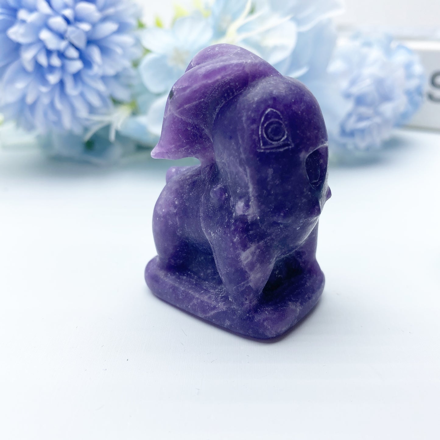 2.0" Mixed Crystal Chikorita Pokemon Carvings Crystal Healing Bulk Wholesale