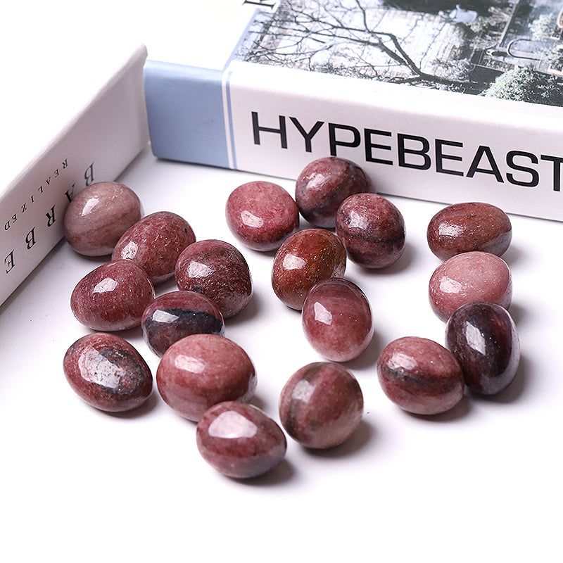 25mm-35mm Strawberry Quartz Tumbles