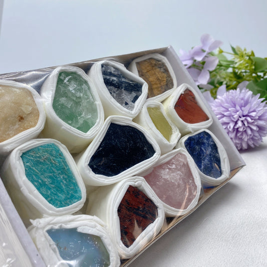 Mixed Crystal Raw Stone Collection Box Crystal Healing Bulk Wholesale