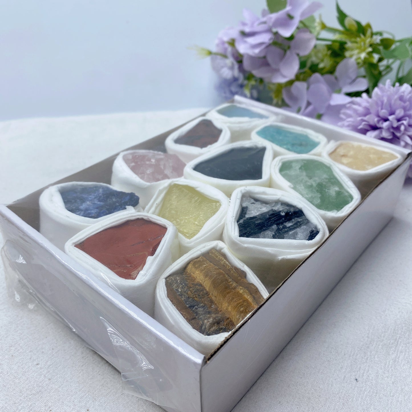 Mixed Crystal Raw Stone Collection Box Crystal Healing Bulk Wholesale