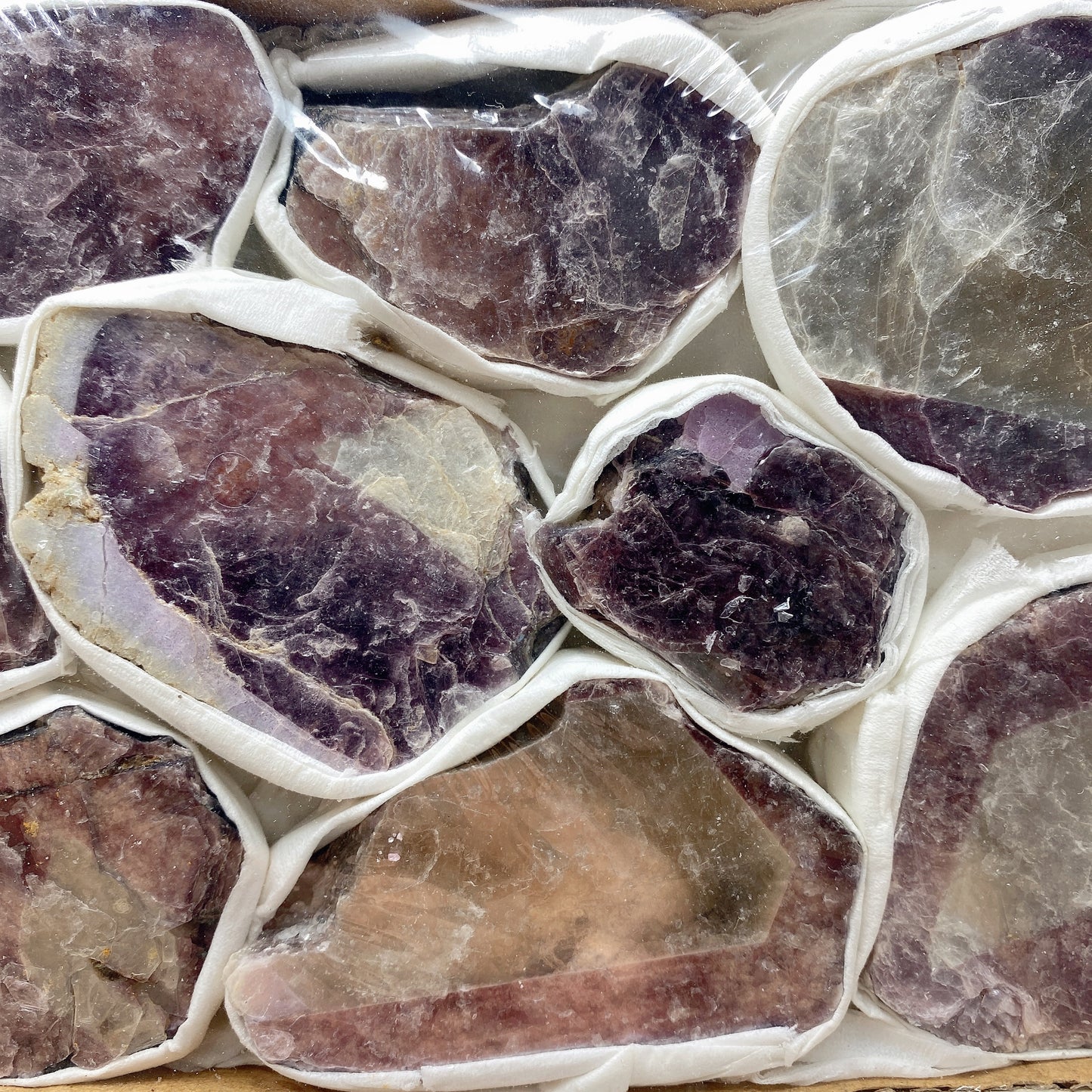Purple Mica Raw Stone Collection Box Crystal Healing Bulk Wholesale