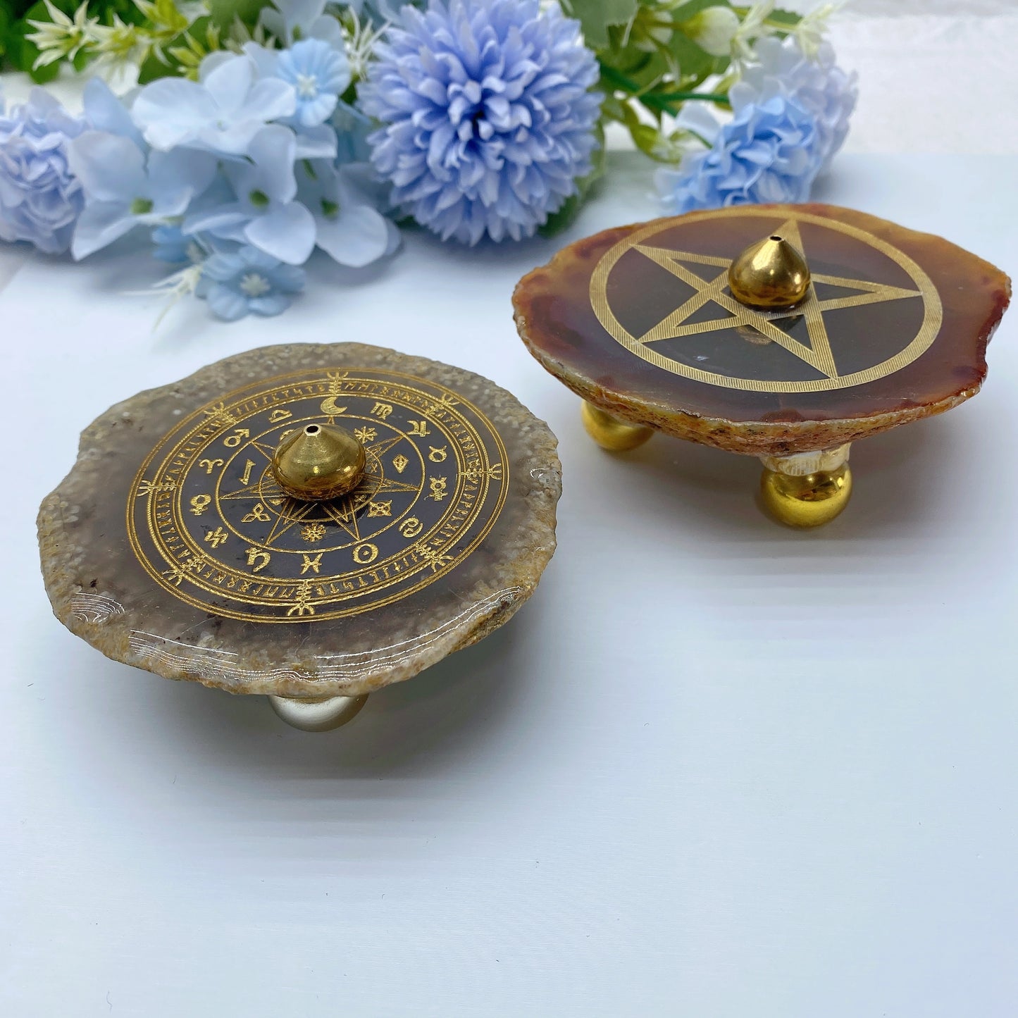 Agate Incense Holder Crystal Healing Bulk Wholesale