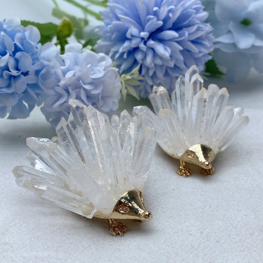 Clear Quartz Clusters Hedgehog Crystal Healing Bulk Wholesale