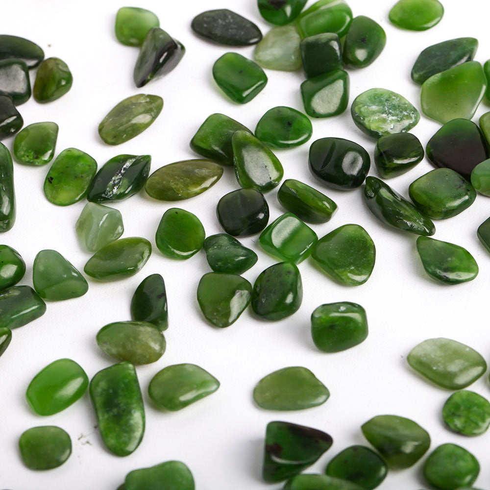 Green Jade Crystal Chips