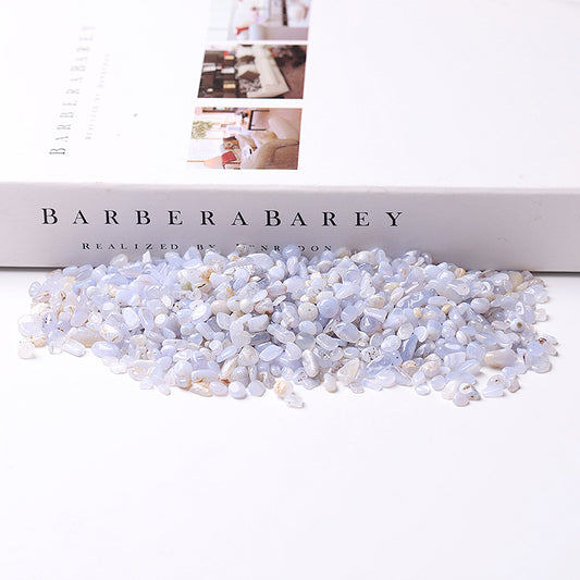 Blue Lace Agate Crystal Chips