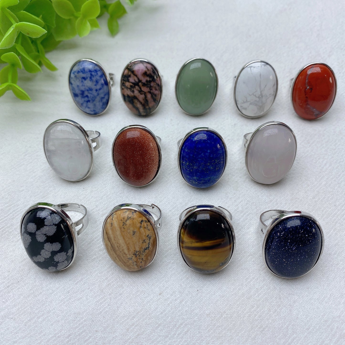 Mixed Crystal Rings Crystal Healing Bulk Wholesale