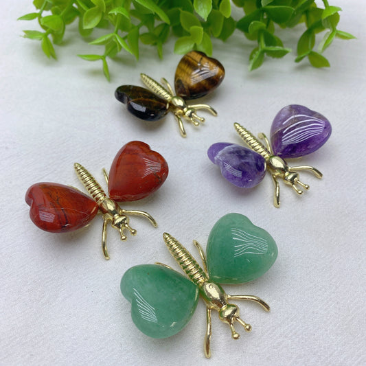 2.0" Mixed Crystal Butterfly Crystal Healing Bulk Wholesale