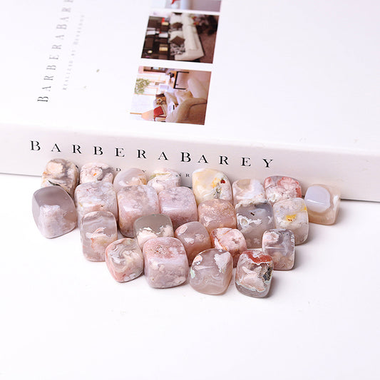 20mm-25mm Flower Agate Cubes