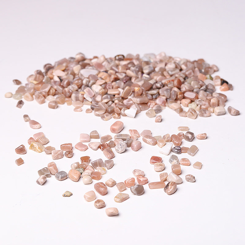 7-9mm Peach Moonstone Chips Crystal Chips for Decoration