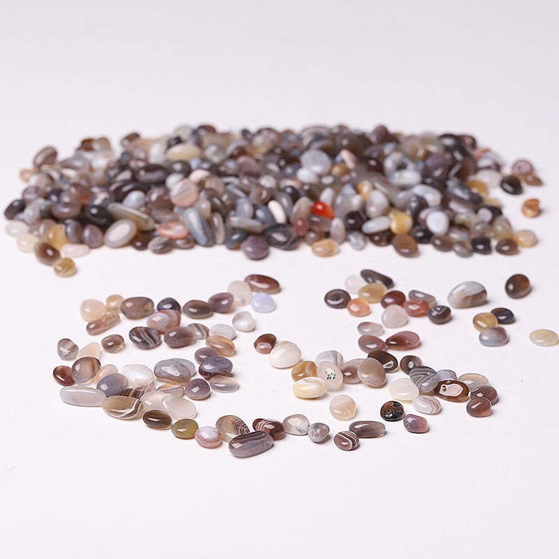 Different Size Natural Banded Agate Chips Crystal Chips for Decoration