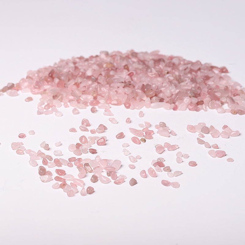 Different Size High Quality Natural Rose Quartz Chips Crystal Chips