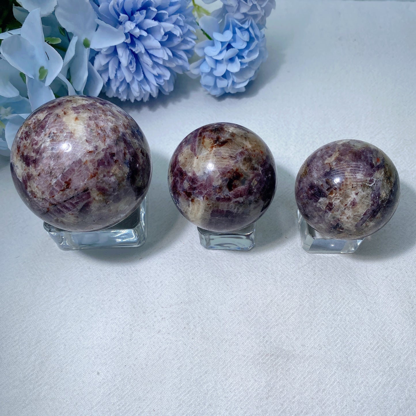 1.5"-4.0" Ruby Zinc Sphere Crystal Healing Bulk Wholesale