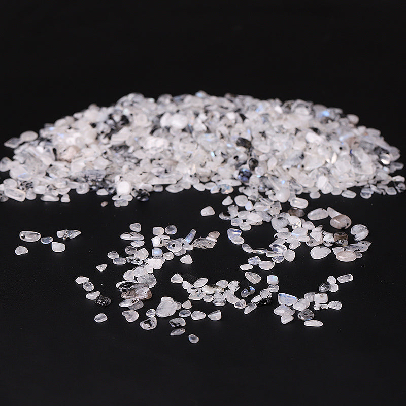 Different Size Natural Moonstone Chips Crystal Chips for Decoration