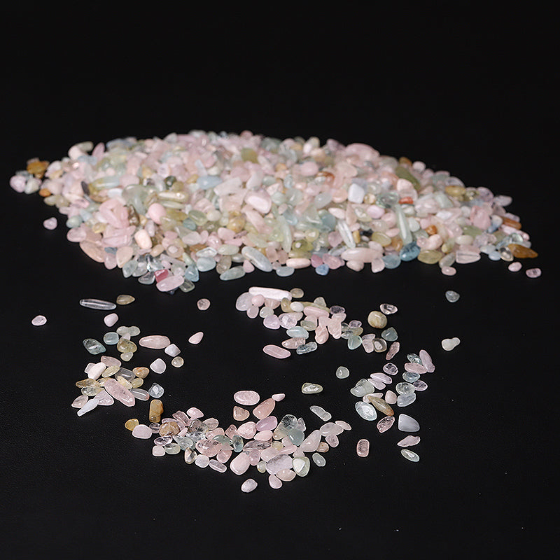 Natural Morganite Chips Crystal Chips for Decoration