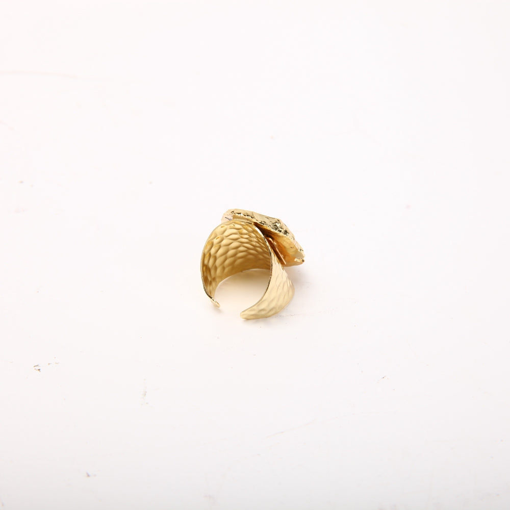 Black Obsidian Handmade Crystal Ring