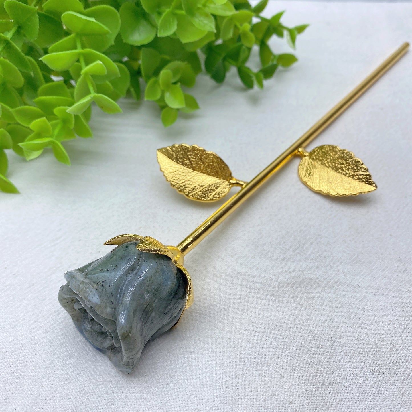 9.0" Mixed Crystal Rose Flower Crystal Healing Bulk Wholesale