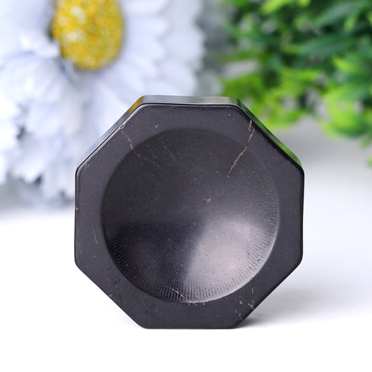 2" Schungite Holder-Octagon