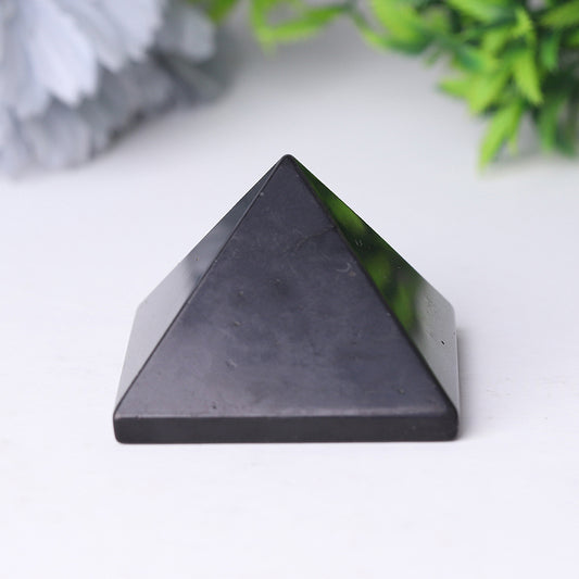Shungite Pyramid Carvings