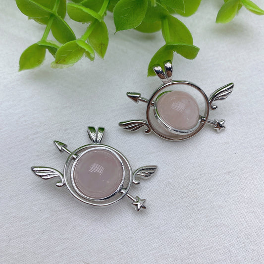 Rose Quartz Pendant Crystal Healing Bulk Wholesale