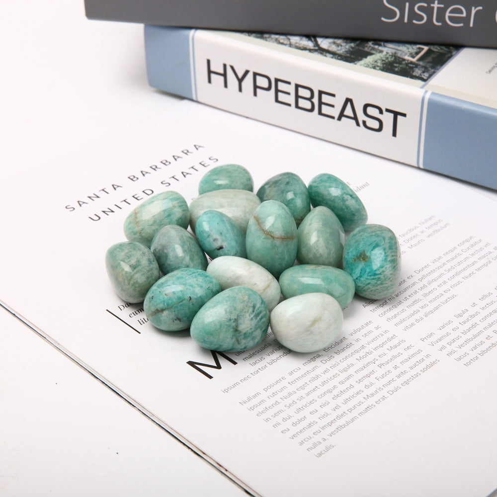 Amazonite Tumbled Stone 0.5kg