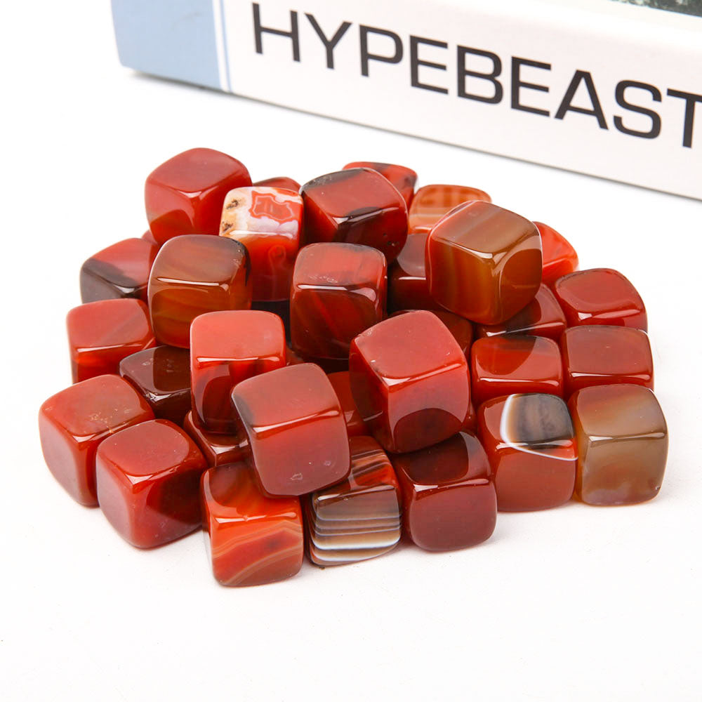 Carnelian Cubes Bag