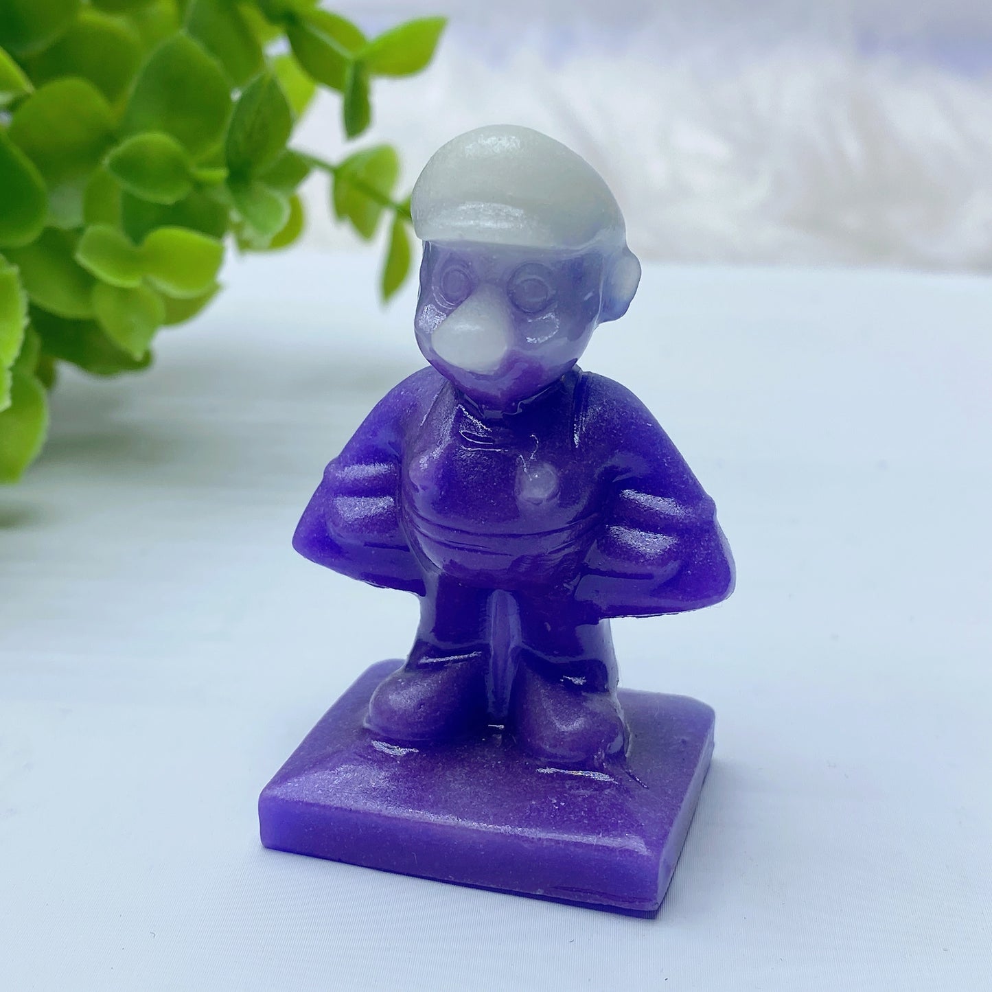 2.0"-2.5" Colorful Luminous Cartoon Character Carvings Crystal Healing Bulk Wholesale