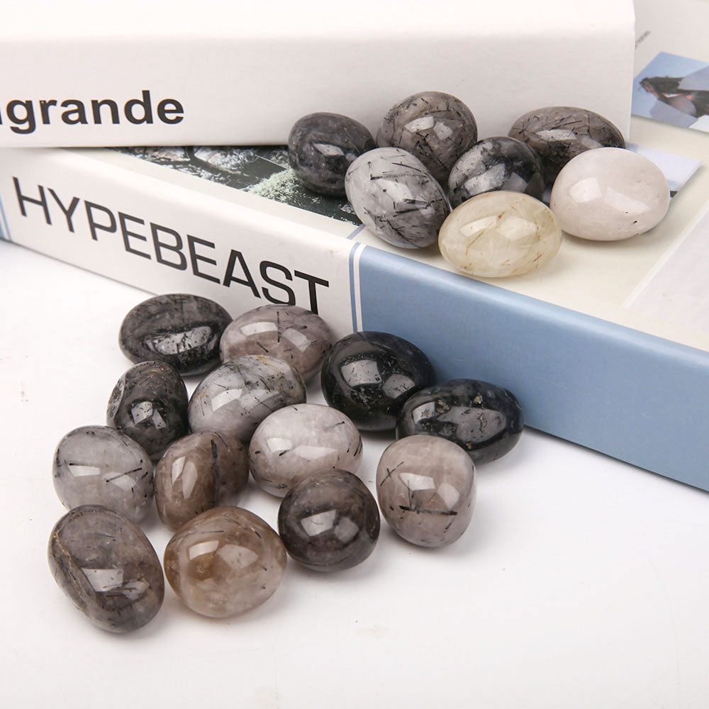 Black Tourmaline Tumbles