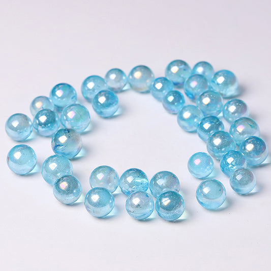High Quality Blue Aura Angel Crystal Spheres Crystal Balls for Healing