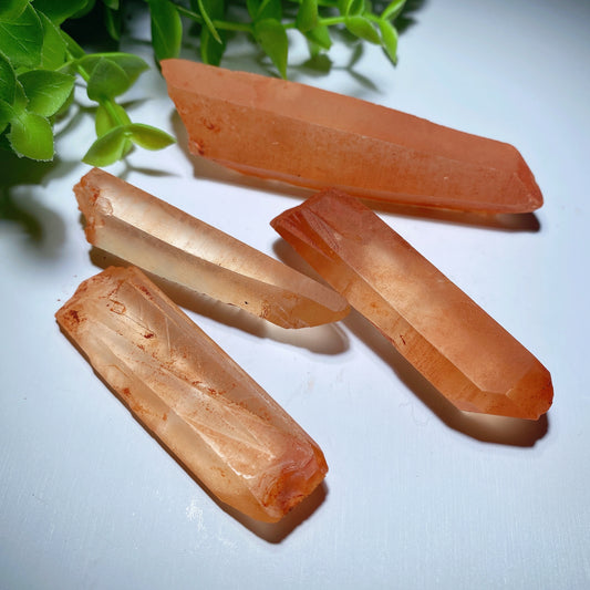 2.5"-3.3" Orange Quartz Stick Crystal Healing Bulk Wholesale