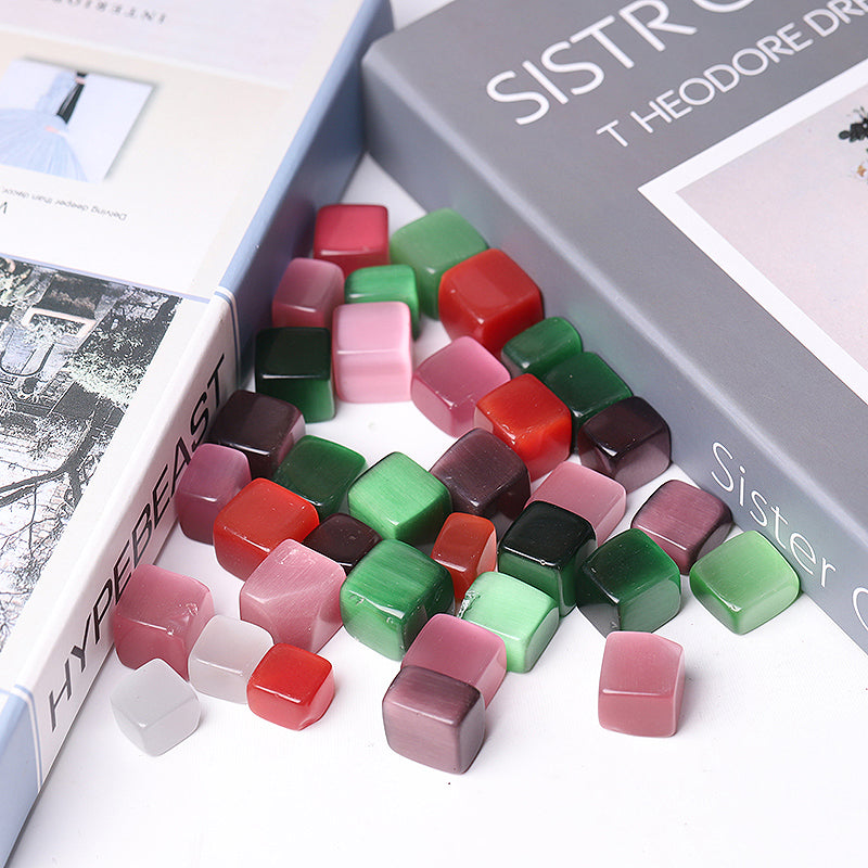 Cat Eye Colorful Cubes