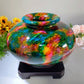 25cm Seven Color Jade Vase Free Form Bulk Wholesale