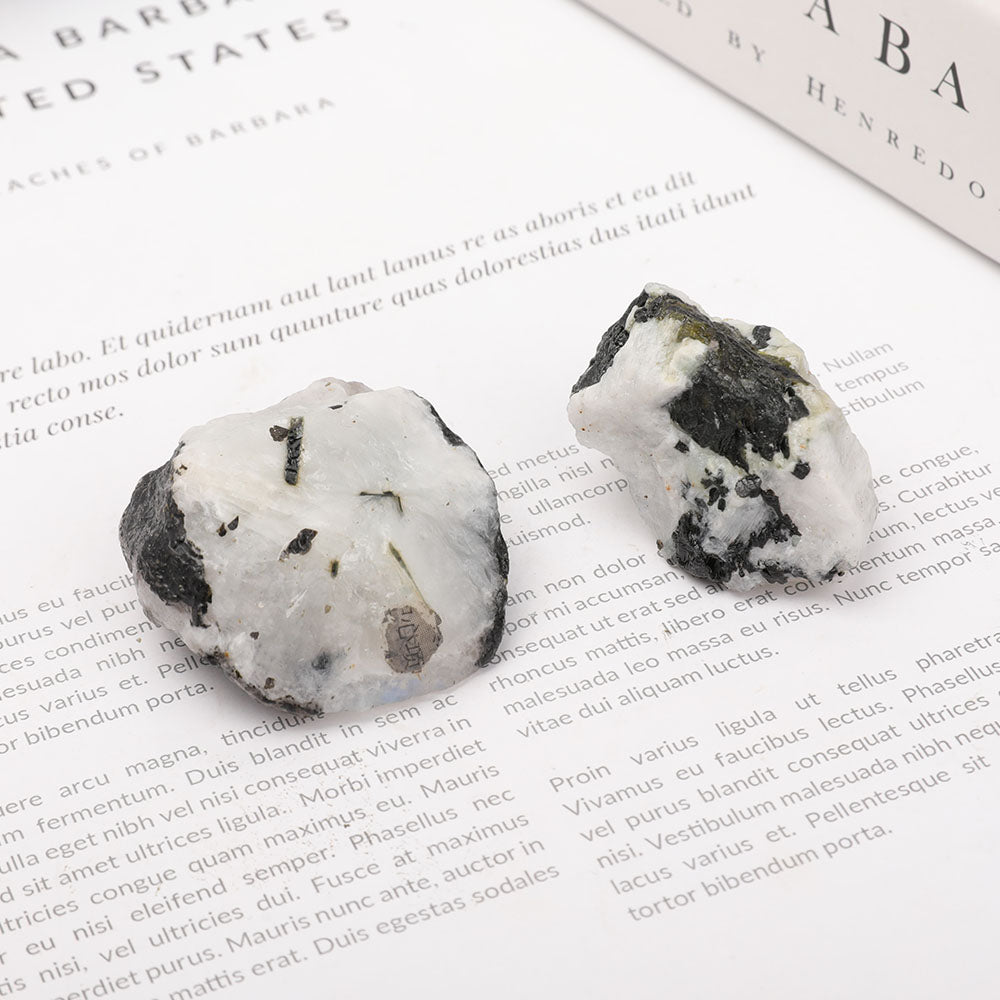 Raw Black Moonstone Chunks