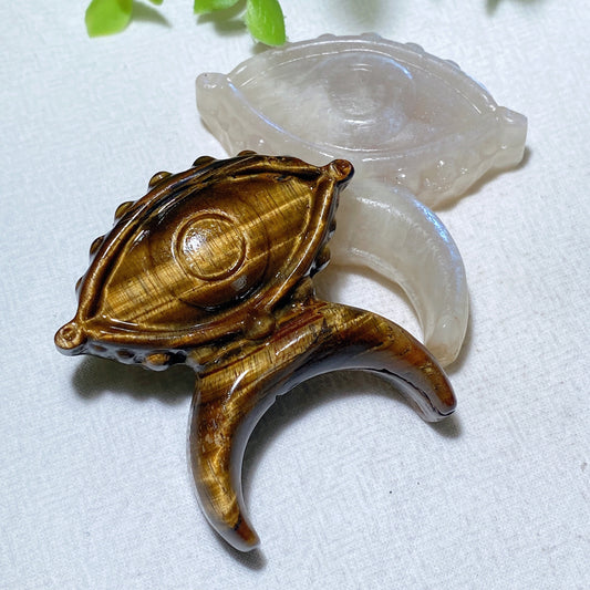 2.0" Evil Eye Crystal Carvings Crystal Healing Bulk Wholesale