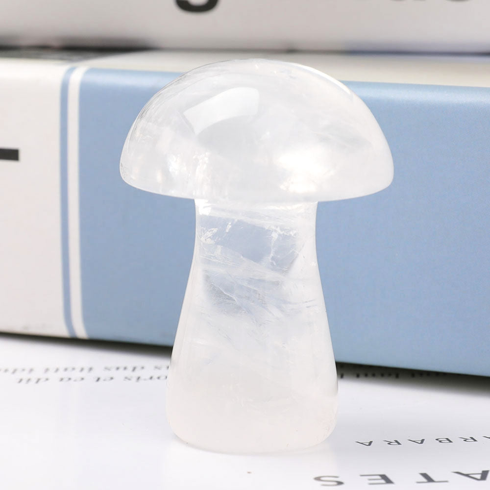 2" Crystal Mushroom Carvings