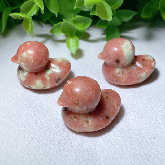 1.1" Jade Duck Carvings Crystal Healing Bulk Wholesale