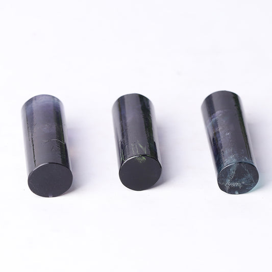 Rainbow Fluorite Cylinder Crystal Point