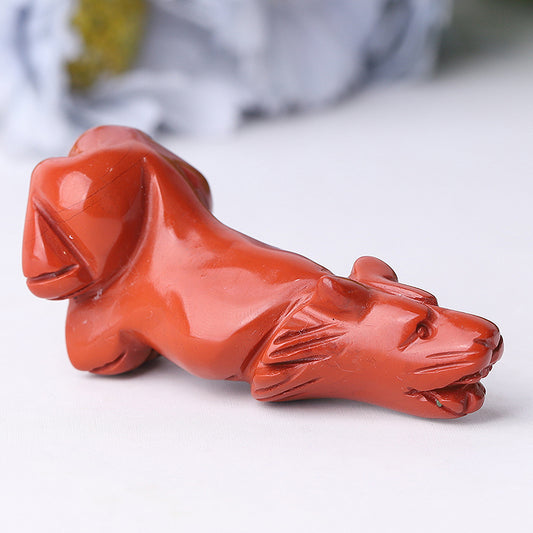 2.5" Wolf Crystal Carvings