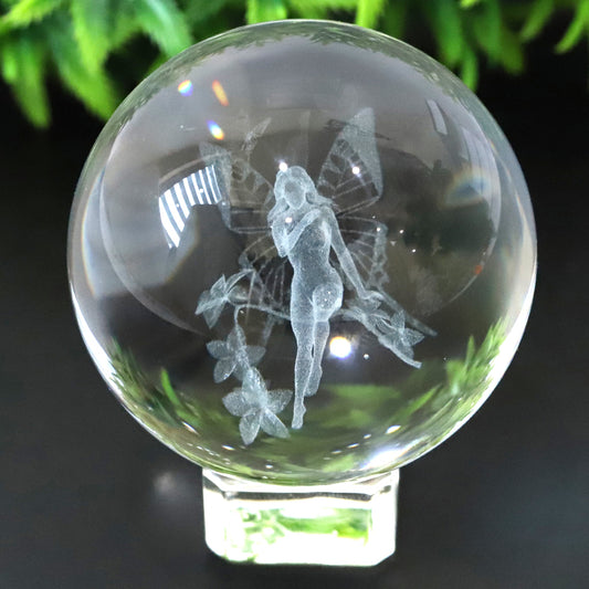 60mm Inner Carving Crystal Spheres
