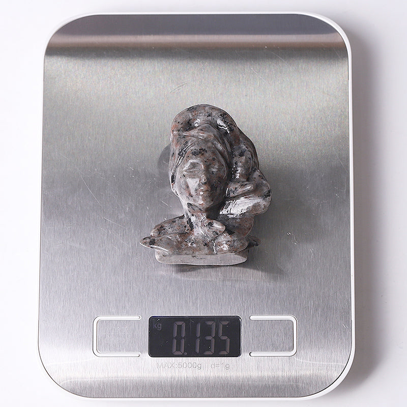 2.5" Yooperlite Medusa Crystal Carvings