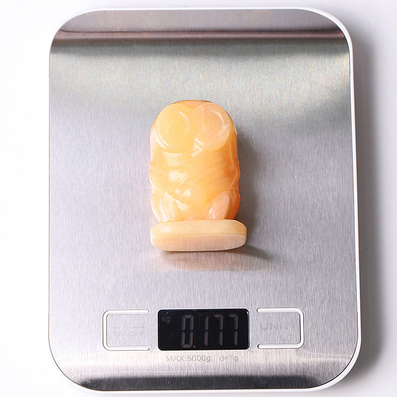 2.5" Yellow Jade Minions Crystal Carvings