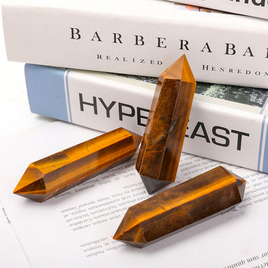 Tiger Eye Double Terminated Points