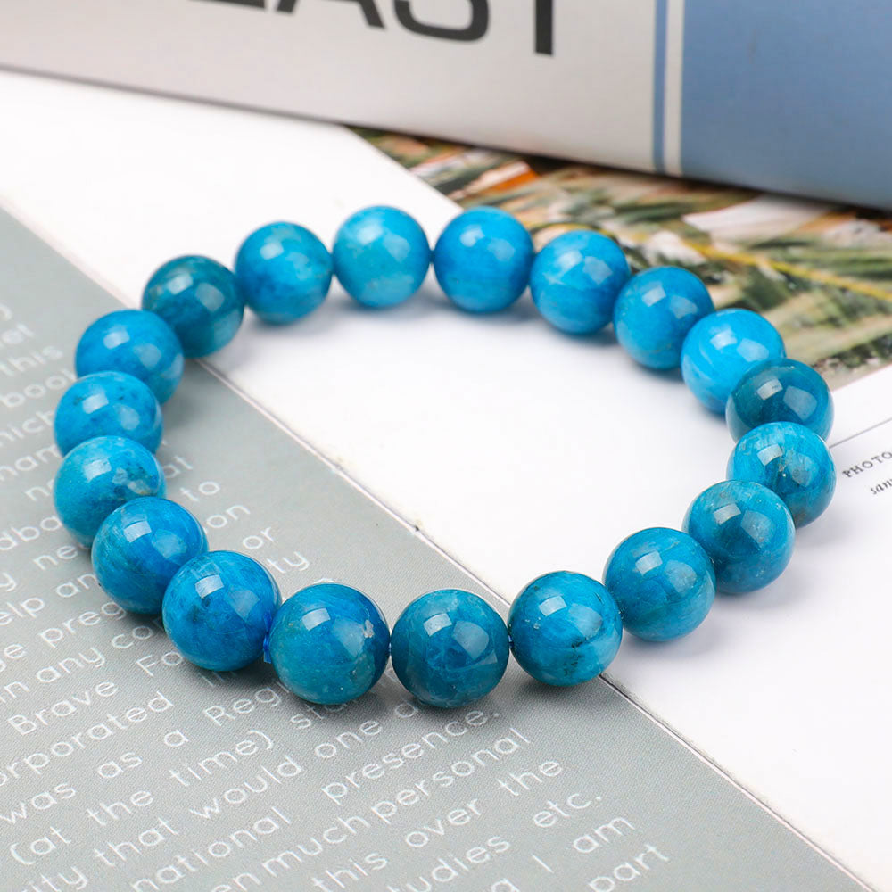 10mm Blue Apatite Bracelet