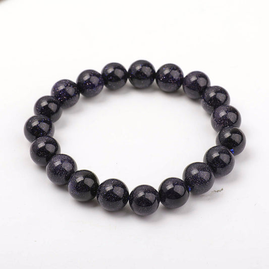 12mm Blue Sandstone Bracelet
