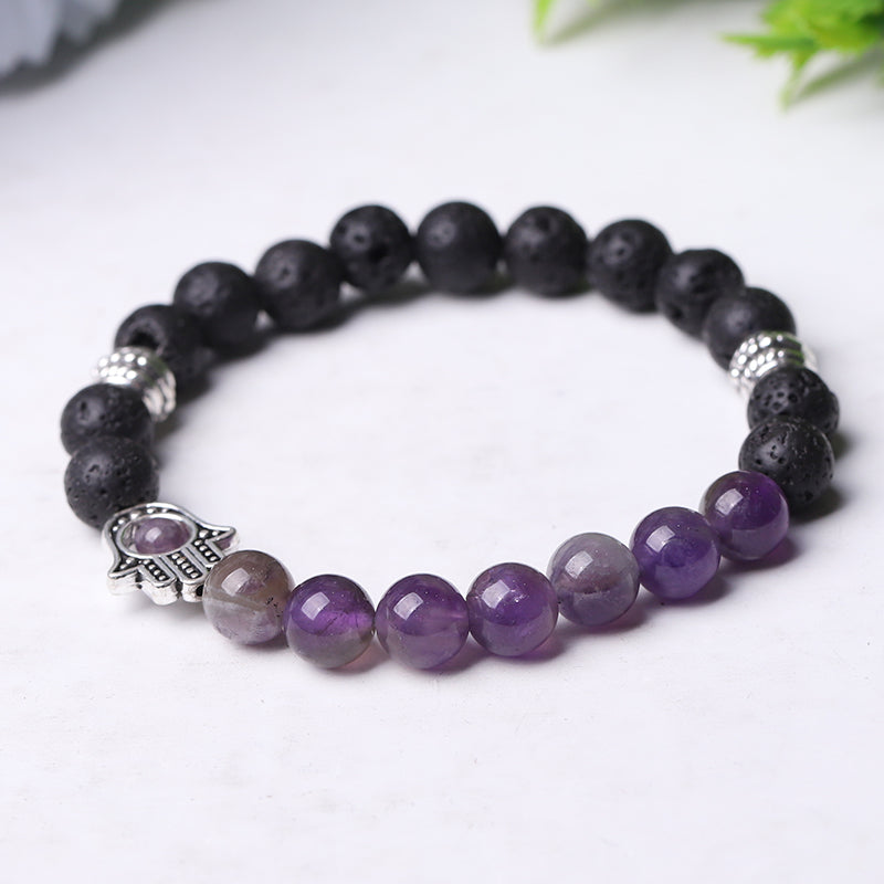 85mm Volcanic with Crystal Bracelet