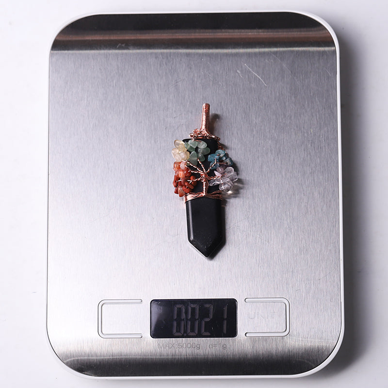 2.5" Tree of Life Crystal Pendant