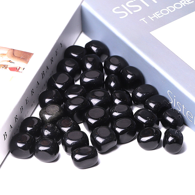 Black Obsidian Cubes