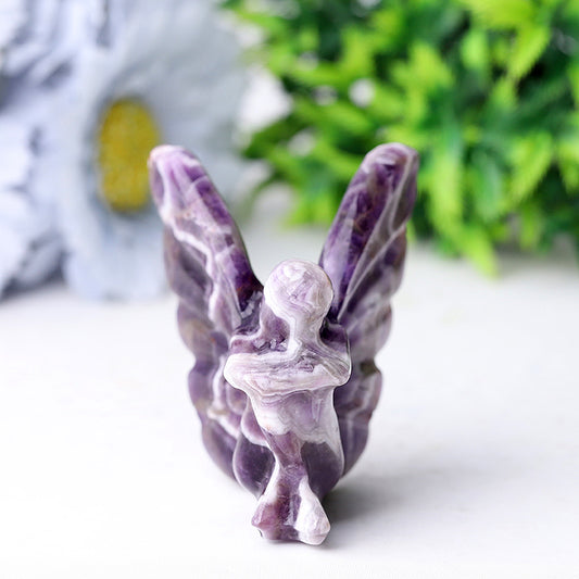 2.4" Dream Amethyst Fairy Crystal Carvings